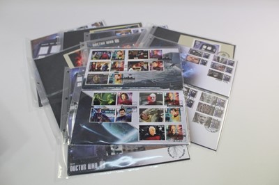 Lot 1455 - Stamps Dr Who covers, PHQ cards including signed items plus Thunderbirds and Star Trek