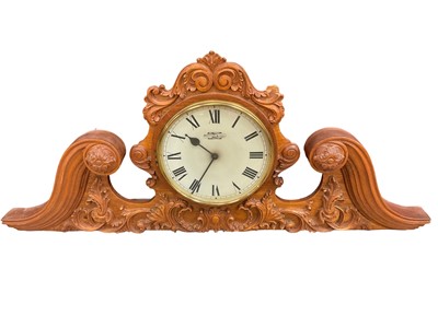 Lot 2515 - Reproduction carved oak agricultural clock