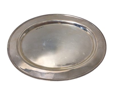 Lot 99 - Silver serving dish