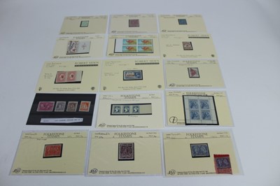 Lot 1485 - Stamps Commonwealth selection of better items on stockcards including Canada 1897 50c mint, 20c overprint specimen mint, Falkland 1914 10/- F/U SG 68, 1916 5/- mint SG 67B, Australia 1928 MS 106A m...