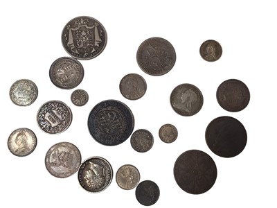 Lot 506 - G.B. - Mixed silver pre 1920 coinage, various denominations & grades, but better than average (20 coins)