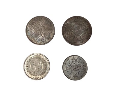 Lot 508 - G.B. - Mixed Victoria JH 1887 silver coinage to include Double Florins x 2, Half Crown, Florin, Shilling, Six Pences x 3 & Three Pences all GEF-UNC (9 coins)