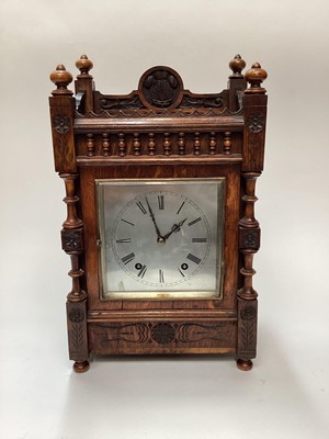 Lot 2420 - Victorian mantel clock