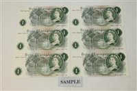 Lot 25 - Banknotes - G.B. QEII. Series 'C' Hollom (Feb....