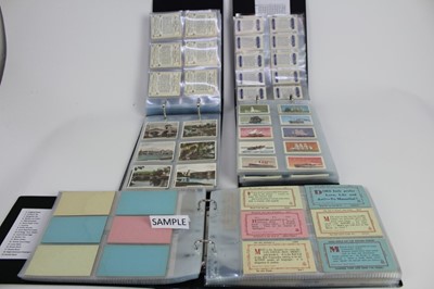 Lot 1425 - Trade cards selection of sets and part sets in twelve albums including Typhoo Tea, Brooke Bond, various reproduction sets and others