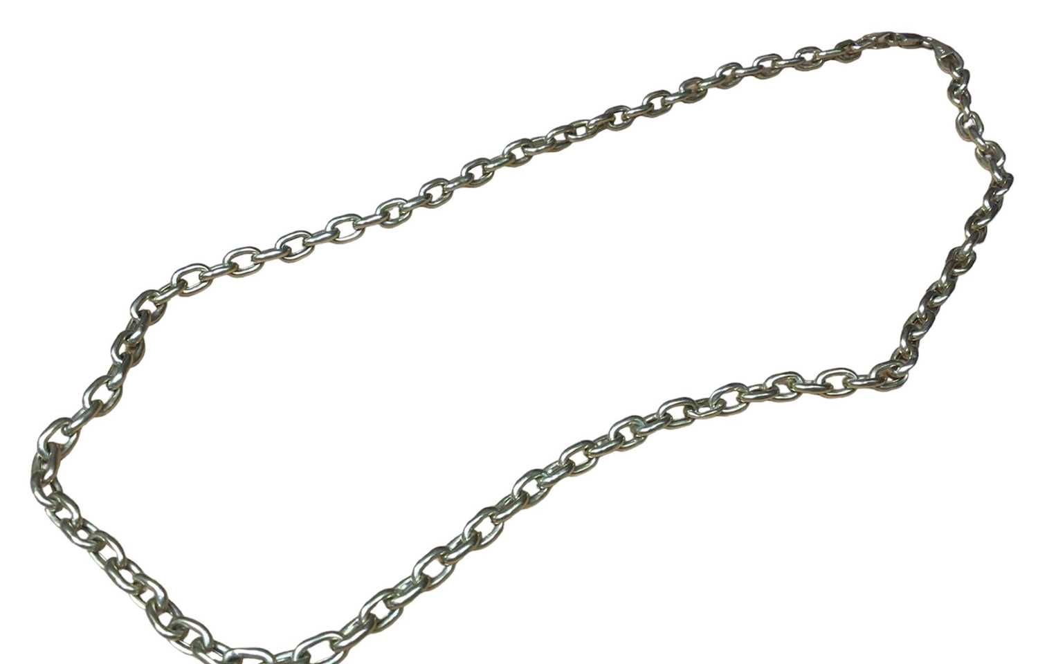 Lot 6 - 14ct gold chunky trace chain necklace, 50.5cm long