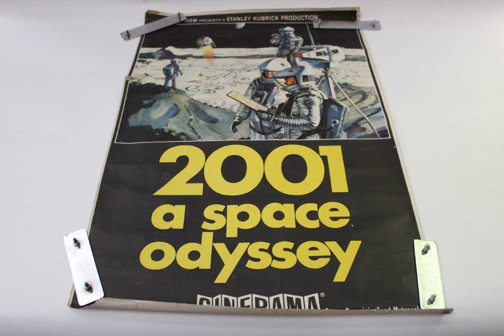 Lot 1512 - Posters a pair of original Stanley Kubrick's 2001 Space Odyssey Cinerama Printed in England W.E.Berry ltd