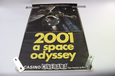 Lot 1512 - Posters a pair of original Stanley Kubrick's 2001 Space Odyssey Cinerama Printed in England W.E.Berry ltd