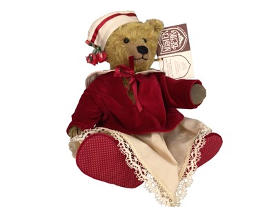 Lot 1815 - Designer bears-Mister Bear 'Scarlet' no. 4of 4 and 'Netti Bar ' large bear by Annette Manthey no.2 of 2.