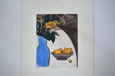 Lot 1134 - Joseph Plaskett (1918-2014) signed etching - The Blue Vase, dated 2000, III/X, 25cm x 19cm, unframed