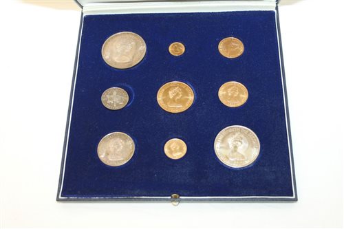 Lot 37 - Jersey - Royal Wedding mint Nine Coins Set -...