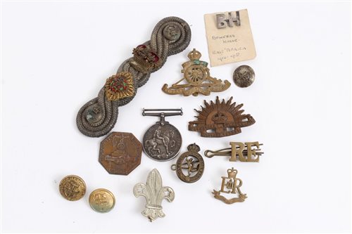 Lot 516 - First World War War Medals, named to 757833 A....