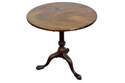 Lot 1486 - Early George III mahogany tripod table