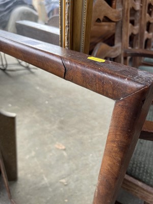 Lot 52 - Three various mirrors together with an oak standard lamp