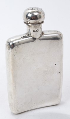 Lot 485 - Victorian silver spirit flask (London 1900) William Hutton & Sons