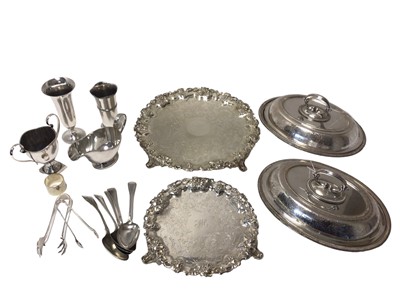 Lot 378 - Selection of miscellaneous Victorian and later silver plate