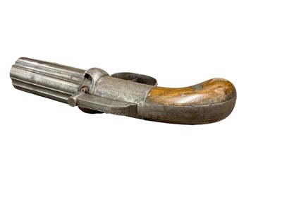 Lot 863 - Victorian Pepperbox percussion revolver