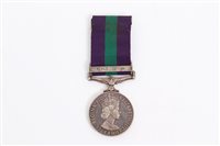 Lot 501 - Elizabeth II General Service Medals with one...