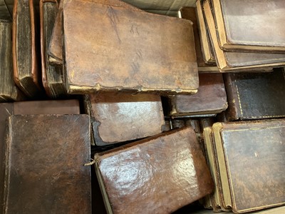 Lot 1712 - Box of decorative bindings