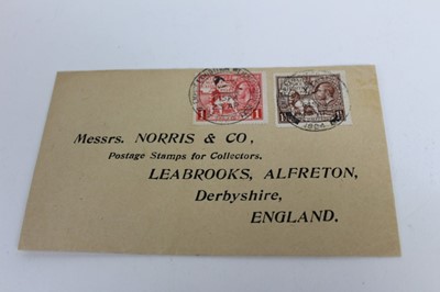 Lot 1487 - Stamps G.B. 1924 Wembley pair used on a printed address cover with exhibition handstamp on the first day of issue 23rd April