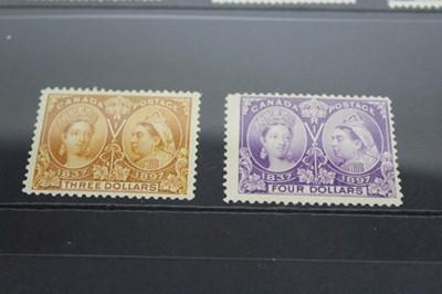 Lot 1490 - Stamps Canada 1897 Jubilee issues to $4 mint plus some used examples