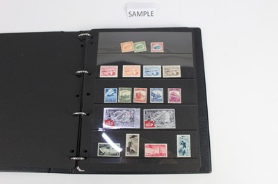 Lot 1491 - Stamps collection of Zeppelin, air and transport mint & used including Greece 1933 Air SG458-60 mint, Newfoundland Air SG230-234 mint, Japan 1951 Air SG625-635 mint, Liechenstein SG116-117 mint & u...