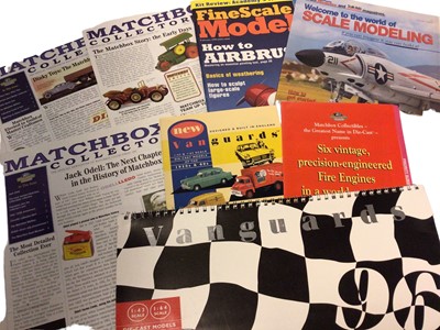 Lot 1897 - Selection of 1990s diecast catalogues and magazines LLedo, Corgi, Britains & Finescale