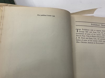 Lot 1722 - Hans Anderson - Fairy Tales and Legends, illustrated by Rex Whistler, 1935 first edition together with The Bookplate designs of Rex Whistler, limited to 650 copies, other illustrated works by Whist...