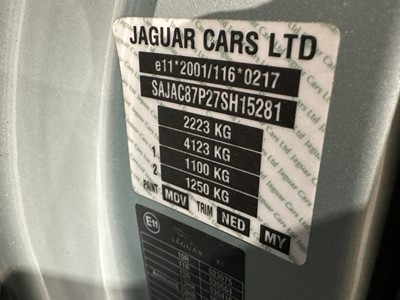 Lot 17 - 2006 Jaguar XJ8 V8 Sovereign Auto, 4 Door Saloon