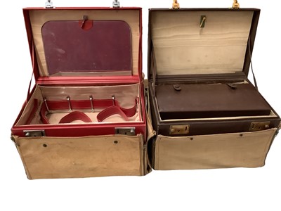 Lot 2176 - Two square dressing cases