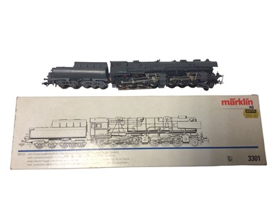 Lot 1849 - Marklin HO gauge locomotive including 4-6-4 black livery SK800 streamlined tender locomotive and 2-10-0 AC Delta BR-53 Big Boy Mallet WW11 War tender locomotive, No53 0002 (2)