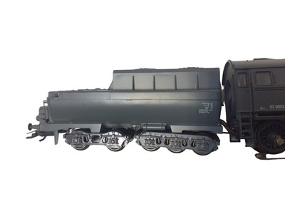 Lot 1849 - Marklin HO gauge locomotive including 4-6-4 black livery SK800 streamlined tender locomotive and 2-10-0 AC Delta BR-53 Big Boy Mallet WW11 War tender locomotive, No53 0002 (2)