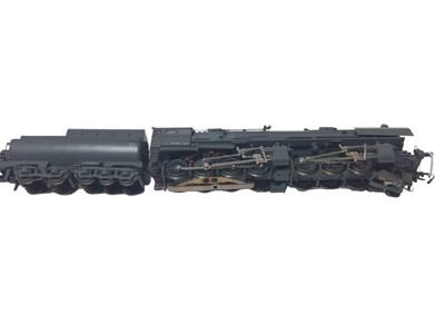 Lot 1849 - Marklin HO gauge locomotive including 4-6-4 black livery SK800 streamlined tender locomotive and 2-10-0 AC Delta BR-53 Big Boy Mallet WW11 War tender locomotive, No53 0002 (2)