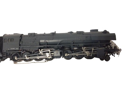 Lot 1849 - Marklin HO gauge locomotive including 4-6-4 black livery SK800 streamlined tender locomotive and 2-10-0 AC Delta BR-53 Big Boy Mallet WW11 War tender locomotive, No53 0002 (2)