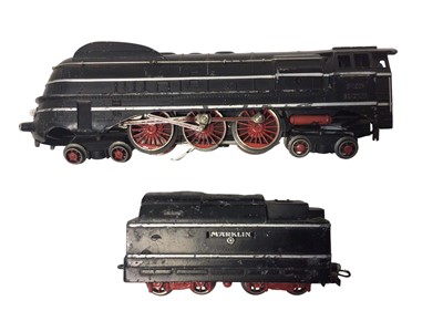 Lot 1849 - Marklin HO gauge locomotive including 4-6-4 black livery SK800 streamlined tender locomotive and 2-10-0 AC Delta BR-53 Big Boy Mallet WW11 War tender locomotive, No53 0002 (2)