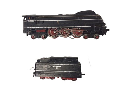 Lot 1849 - Marklin HO gauge locomotive including 4-6-4 black livery SK800 streamlined tender locomotive and 2-10-0 AC Delta BR-53 Big Boy Mallet WW11 War tender locomotive, No53 0002 (2)