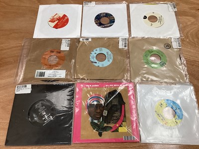 Lot 2245 - Two boxes of ex. DJ 45's and 12" singles