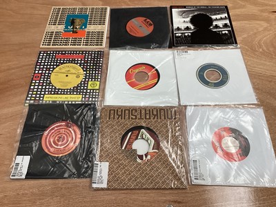 Lot 2245 - Two boxes of ex. DJ 45's and 12" singles