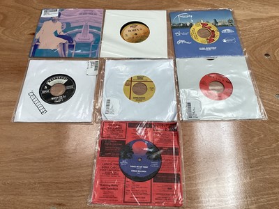 Lot 2245 - Two boxes of ex. DJ 45's and 12" singles