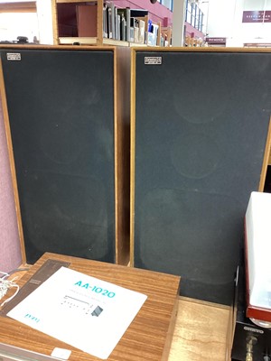 Lot 2247 - Akai stereo Reciever and pair of speakers