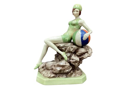 Lot 1013 - Peggy Davies Kevin Francis limited edition figure - Beach Belle, no.33 of 750, modelled by Andy Moss