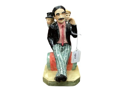 Lot 1017 - Kevin Francis limited edition figure - The Marx Brothers, KF Guild 1995, no.173, modelled by Andy Moss