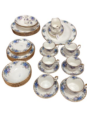 Lot 1080 - Royal Albert Moonlight Rose tea and dinner service