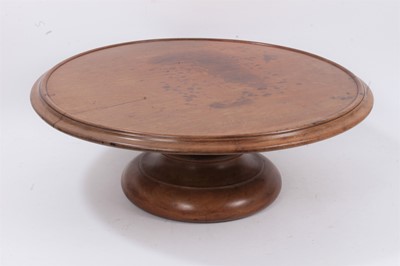 Lot 1048 - Late 19th century mahogany lazy susan