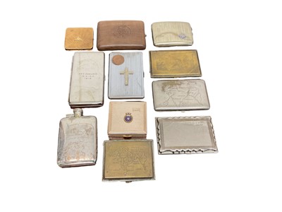 Lot 679 - Collection of military cigarette cases