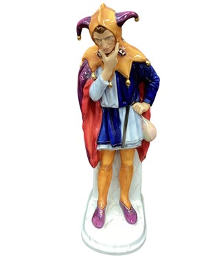 Lot 1031 - Impressive Royal Doulton limited edition figure - Jack Point HN3920, no.76 of 250, modelled by Noke