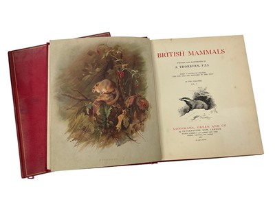 Lot 1747 - Archibald Thorburn - British Mammals, 2 vol., 1920/21 first edition