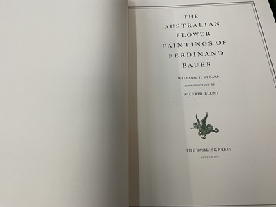 Lot 1748 - The Australian Flower Paintings of Ferdinand Bauer... Introduction by Wilfrid Blunt. London, The Basilisk Press, 1976