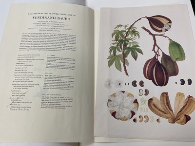 Lot 1692 - The Australian Flower Paintings of Ferdinand Bauer... Introduction by Wilfrid Blunt. London, The Basilisk Press, 1976