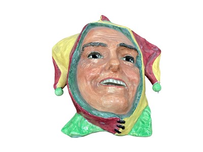 Lot 1032 - Royal Doulton Jester wall mask - HN1630, impressed 933